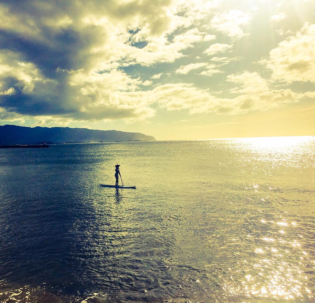 Vanessa Rallonza - Calm After Skydiving, Moment in Tranquil Ocean