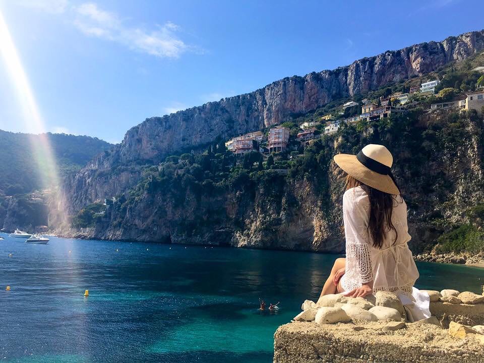 Vanessa Rallonza: Serene Gaze over Côte d'Azur Coastline, 2016