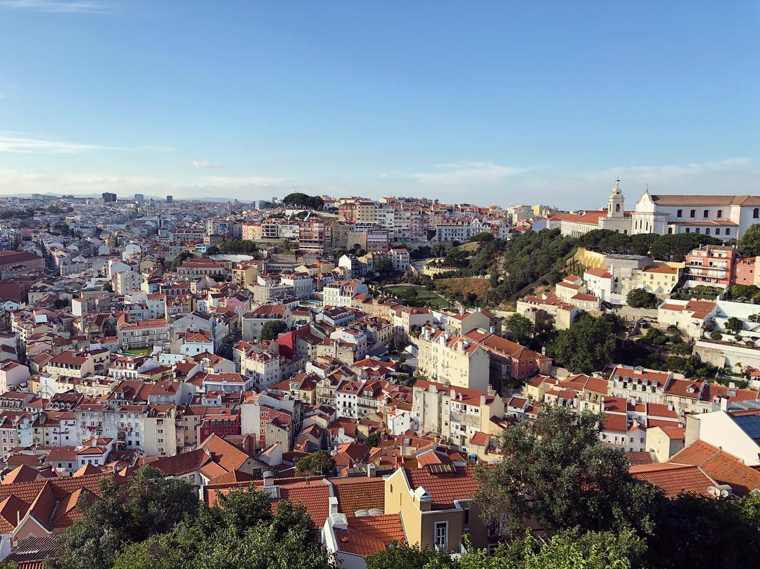 Vanessa Rallonza's Enchanting Lisbon Panorama from São Jorge Castle