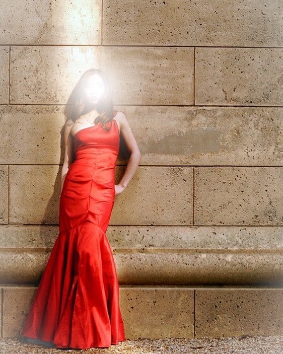 Vanessa Rallonza - Elegant Sophistication in Vibrant Red