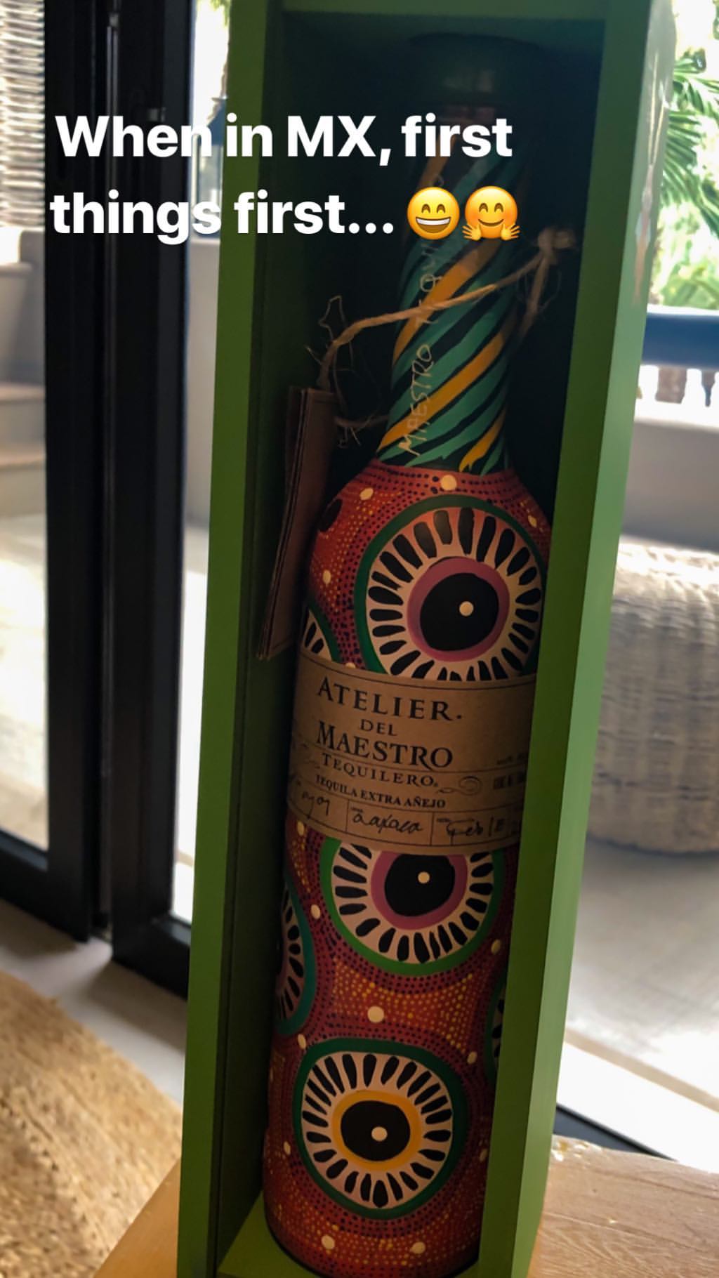 Vanessa Rallonza's Captivating Emerald Wine Box