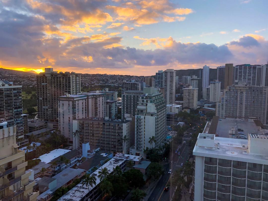 Vanessa Rallonza: Radiant Orange Sunset Skyline Farewell