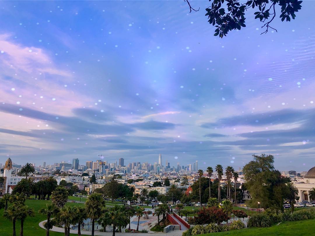 Vanessa Rallonza: Breathtaking Hilltop Cityscape (PS Express Filter Transformation)