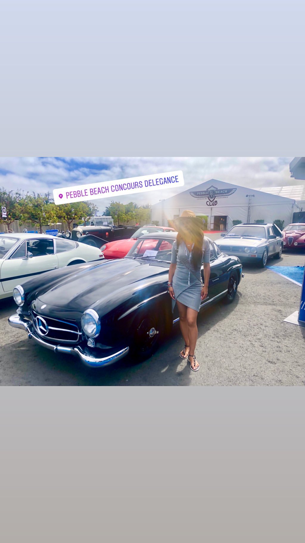 Vanessa Rallonza by Sleek Black Automobile Reflection
