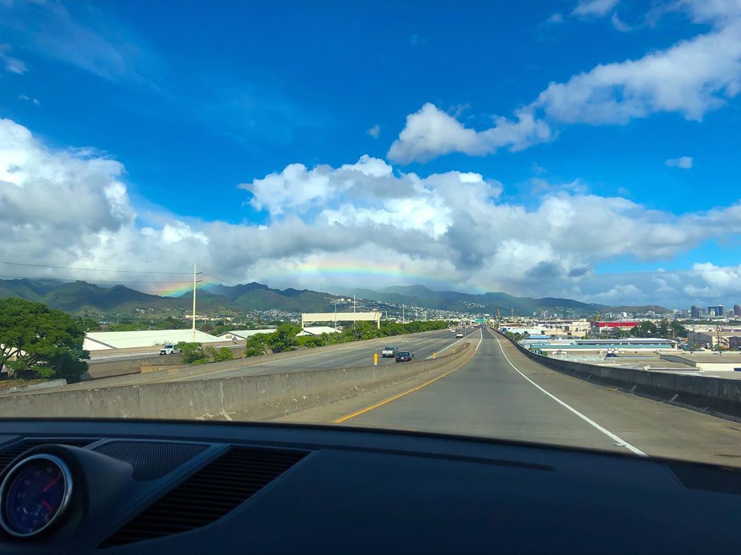 Vanessa Rallonza's Captivating Rainbow Ocean View