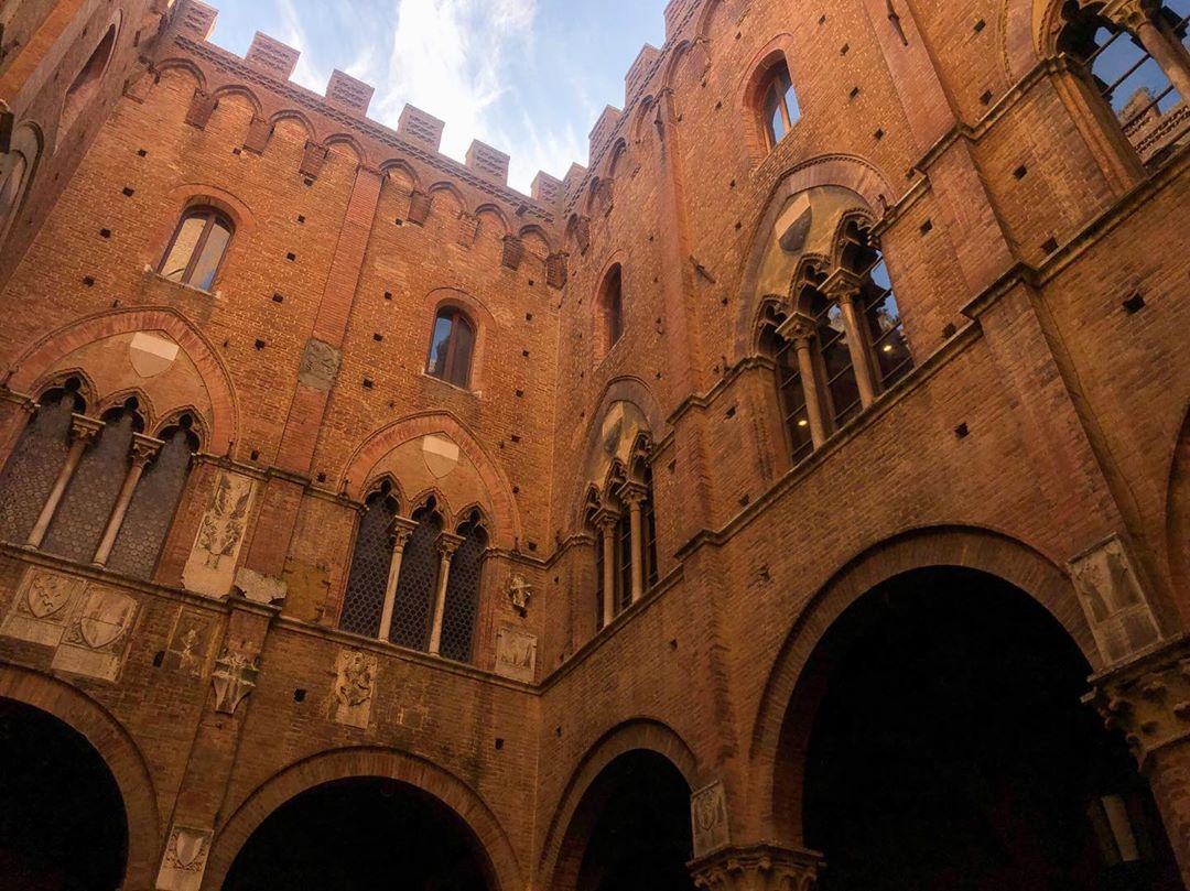Vanessa Rallonza: Majestic Building in Siena Skyline, Tuscany