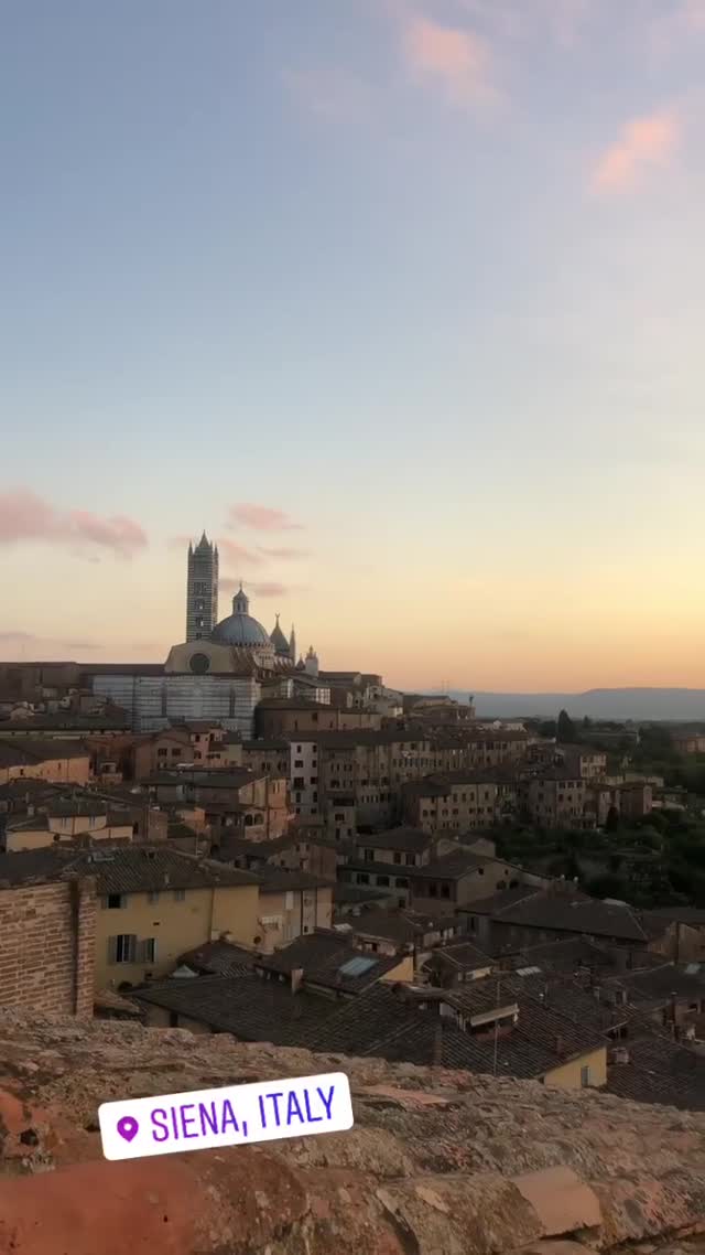 Vanessa Rallonza's Enchanting Siena Sunset (Video)