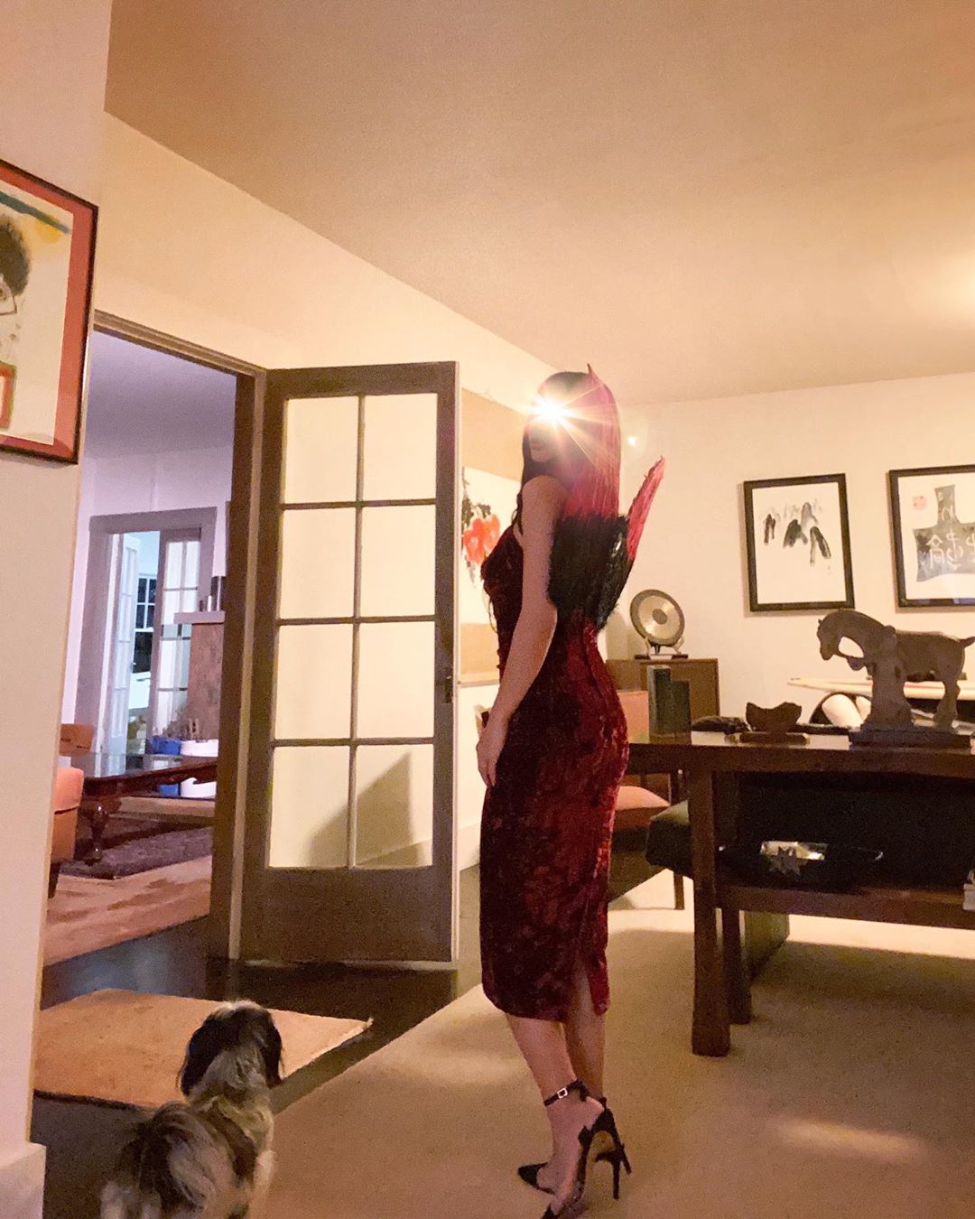 Vanessa Rallonza: Vibrant Red Halloween Impromptu