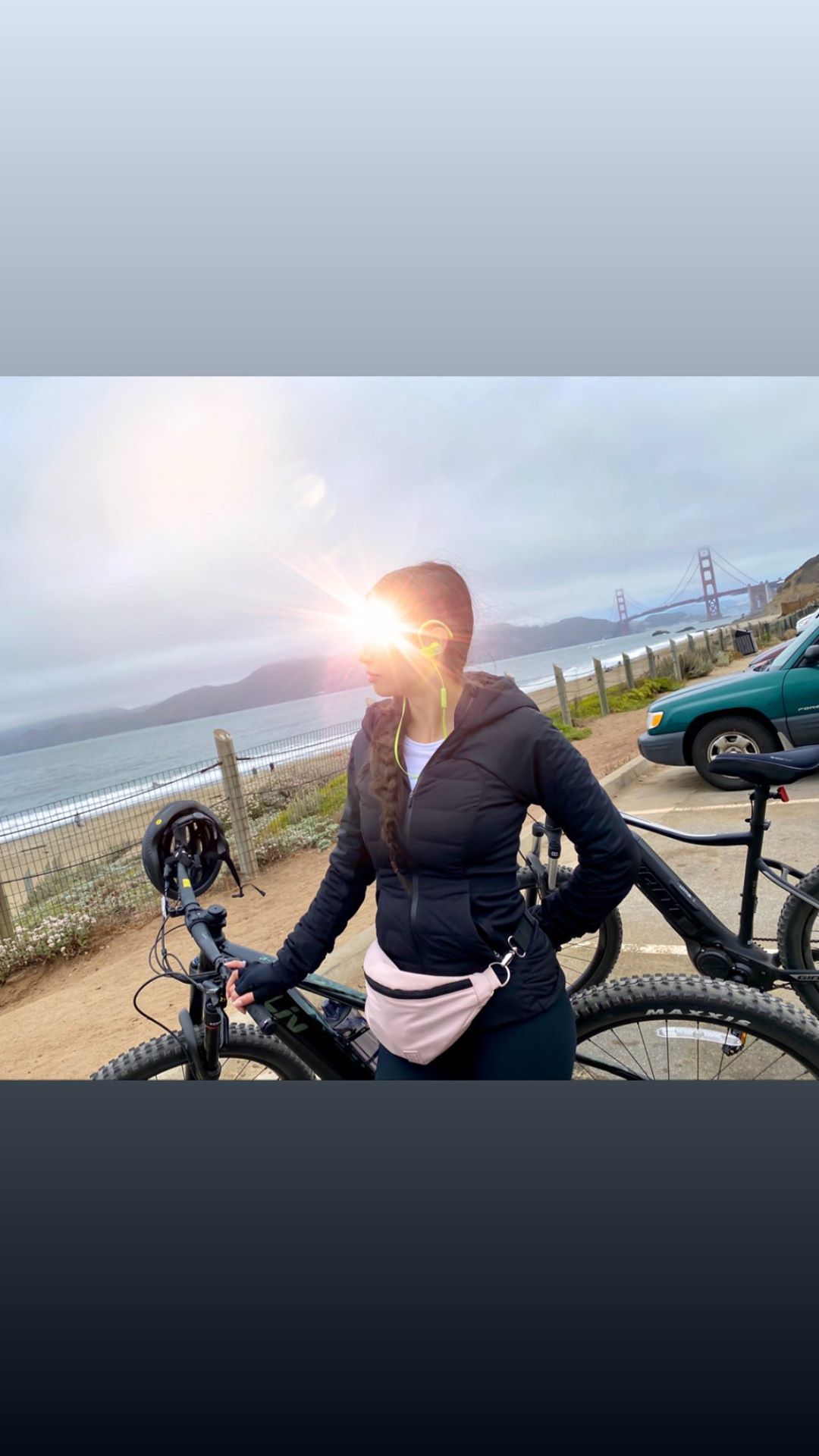 Vanessa Rallonza: Determined Cyclist Embracing Adventure in Dusty Countryside