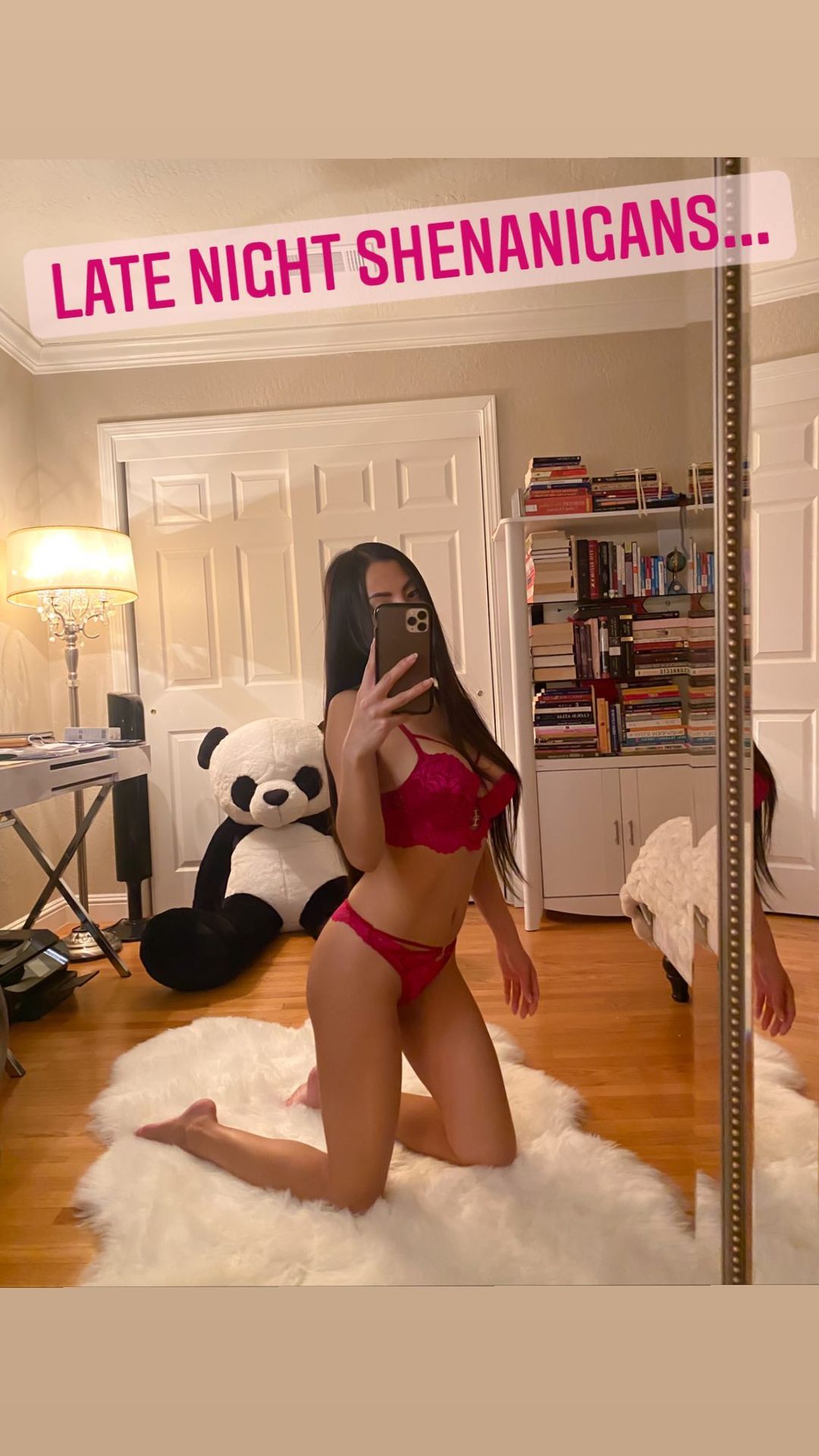 Vanessa Rallonza: Radiant Sunshine Selfie in Red Bikini