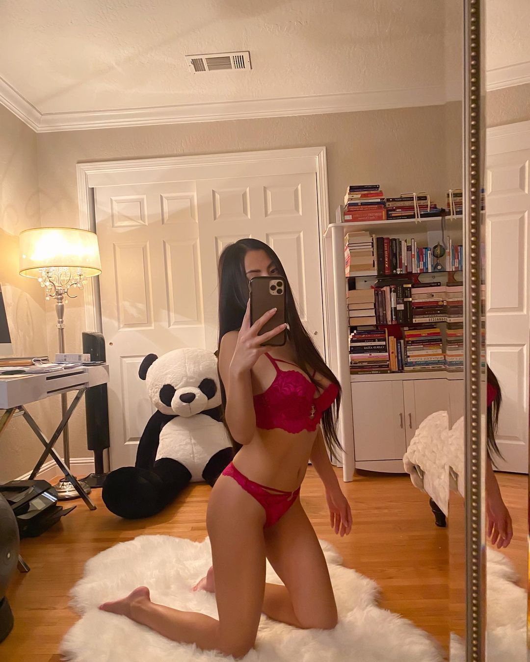 Vanessa Rallonza: Radiant Red Bikini Beach Bliss