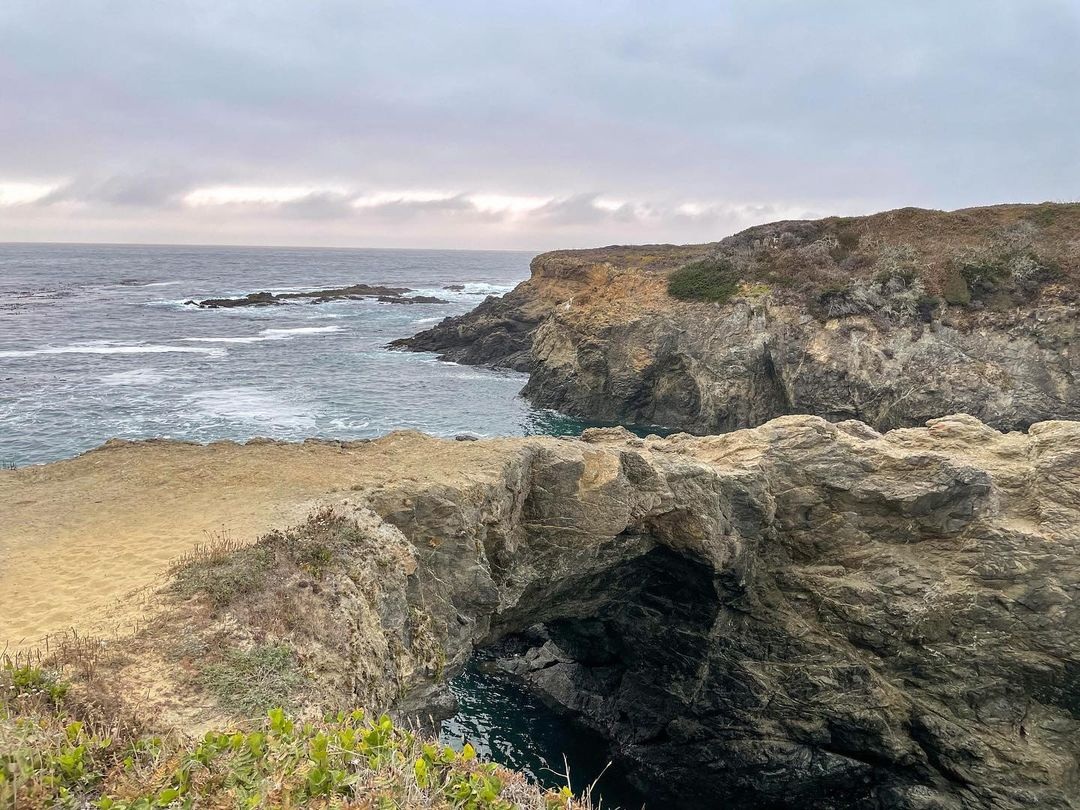 Vanessa Rallonza - Rugged Cliffs Overlooking Azure Ocean (Russian River, Mendocino)