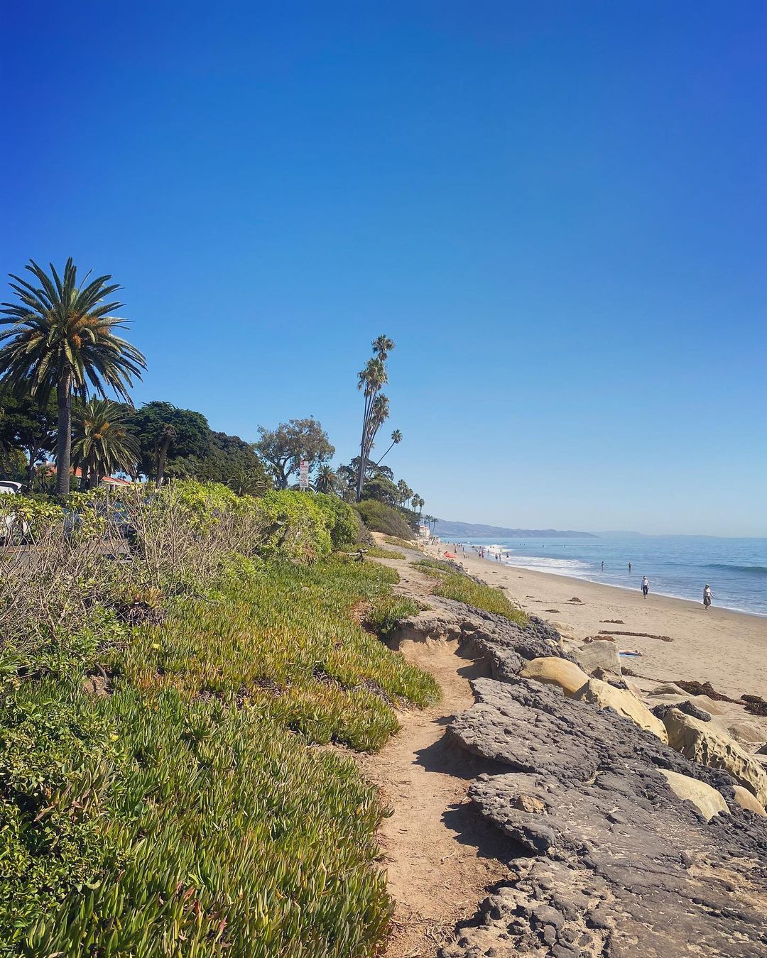 Vanessa Rallonza: Californian Coast Embrace - Vibrant Beach Scene