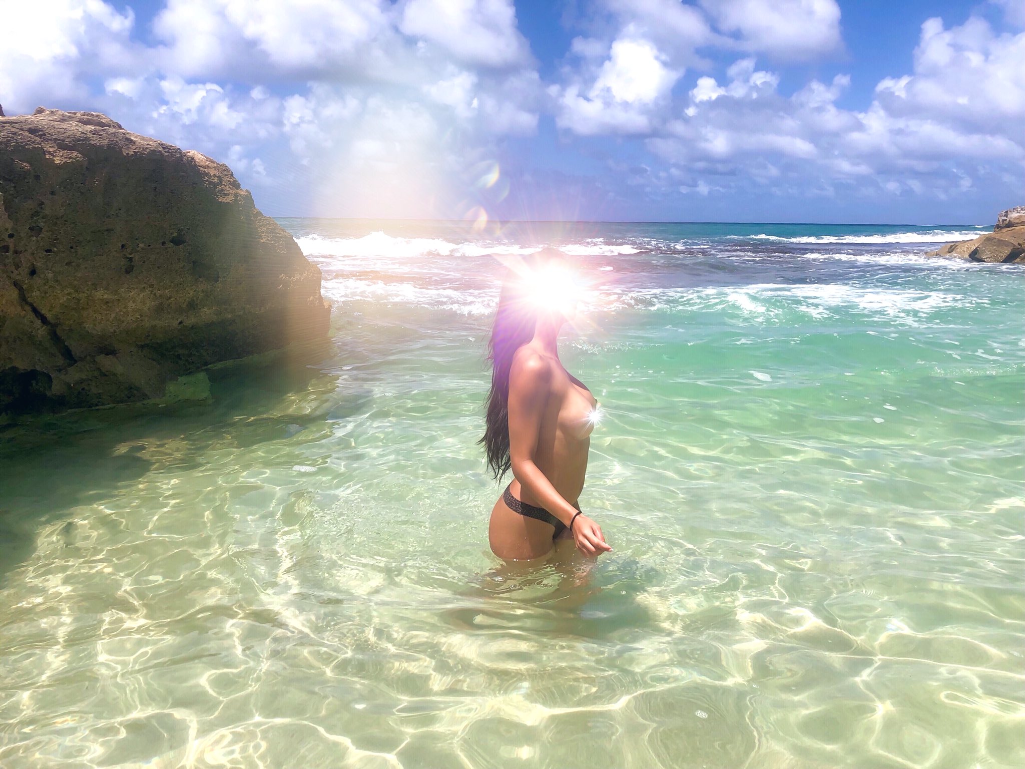 Vanessa Rallonza captivating seaside splendor